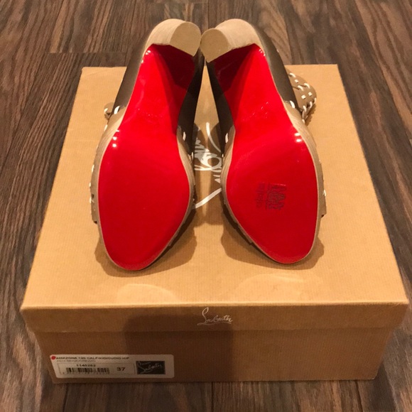 Christian Louboutin Open Toe Booties - Picture 3 of 3